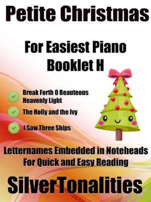 cover image of Petite Christmas for Easiest Piano Booklet H